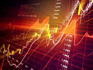 orange stock chart