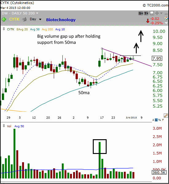 $CYTK stock chart